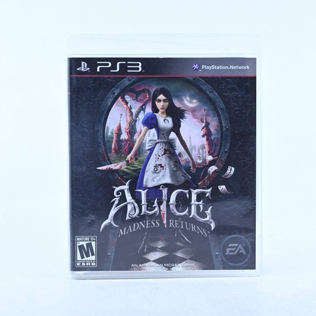 Alice: Madness Returns - Sony Playstation 3 / PS3 Game + Manual - MINT DISC!