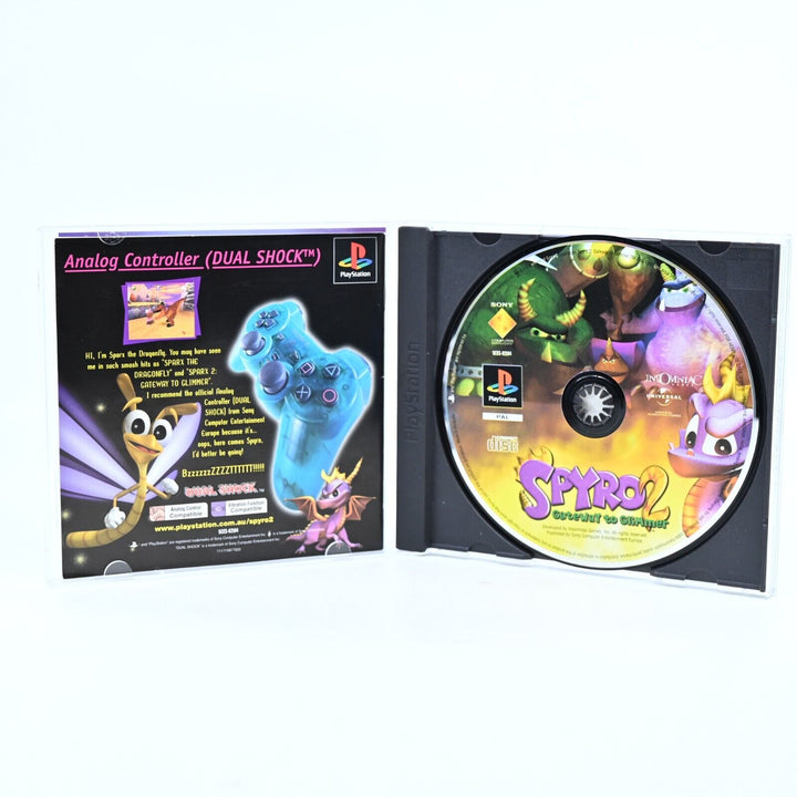 Spyro 2: Gateway to Glimmer - Sony Playstation 1 / PS1 Game + Manual - PAL