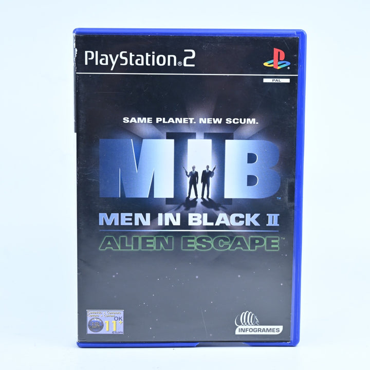 Men in Black II: Alien Escape - Sony Playstation 2 / PS2 Game + Manual - PAL