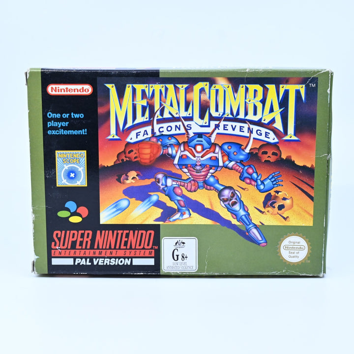 Metal Combat: Falcon's Revenge - Super Nintendo / SNES Boxed Game - PAL