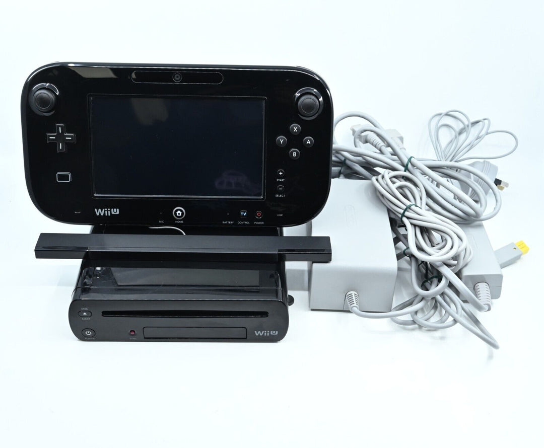 Black - Nintendo Wii U Console - 32GB HDD - AUS PAL - FREE POST!