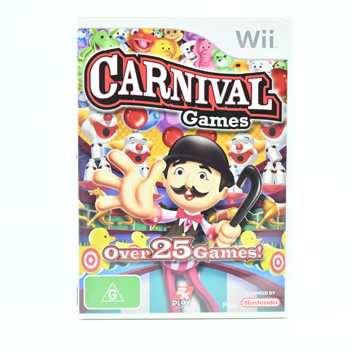 Carnival Games - Nintendo Wii Game + Manual - PAL - MINT DISC!