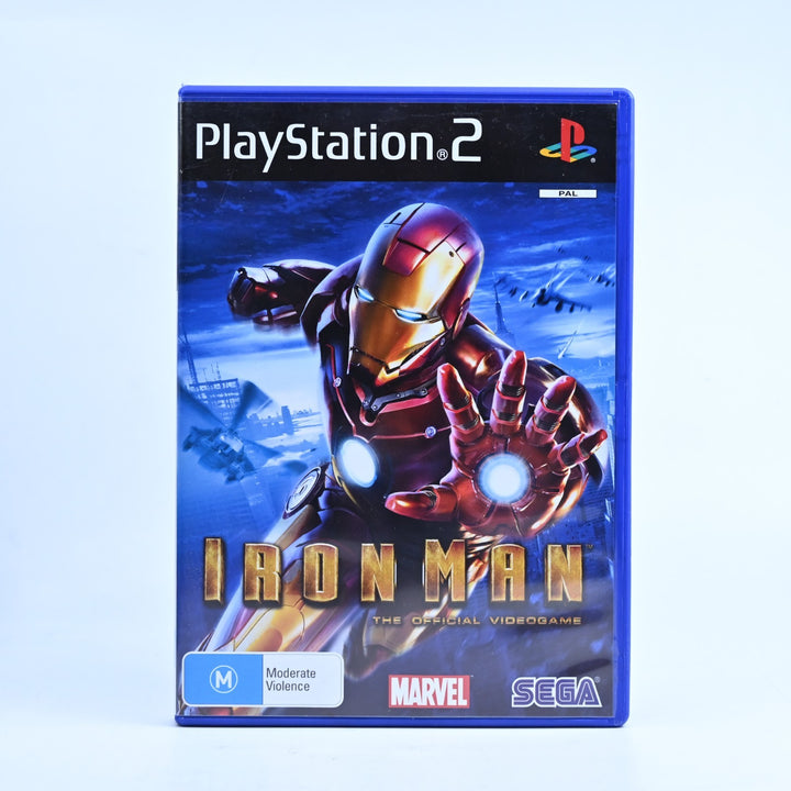 Iron Man - Sony Playstation 2 / PS2 Game + Manual - PAL - MINT DISC!