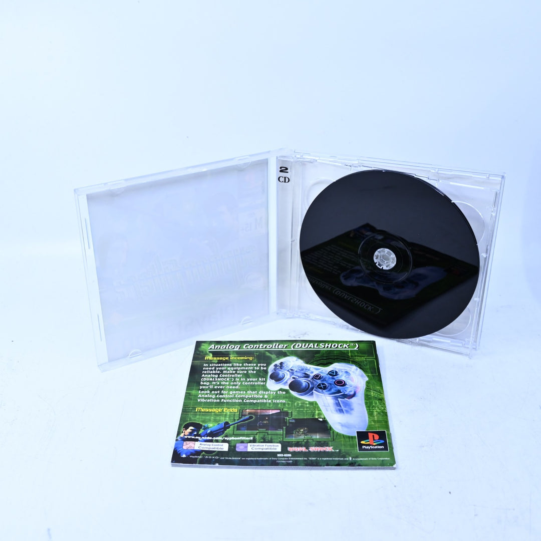Syphon Filter 2 - Sony Playstation 1 / PS1 Game + Manual - PAL - MINT DISC!