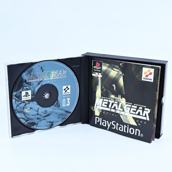 Metal Gear Solid Special Missions - Sony Playstation 1 / PS1 Game + Manual