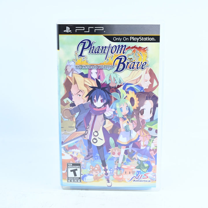 Phantom Brave: Heroes of the Hermuda Triangle - Sony PSP Game + Manual