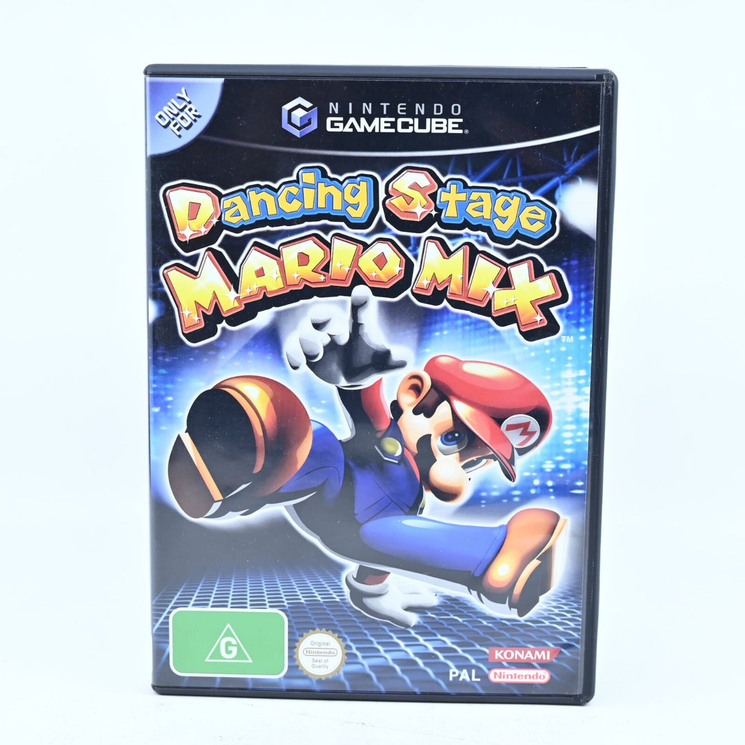 Dancing Stage Mario Mix with Dance Mat - Nintendo Gamecube Game + Manual - PAL