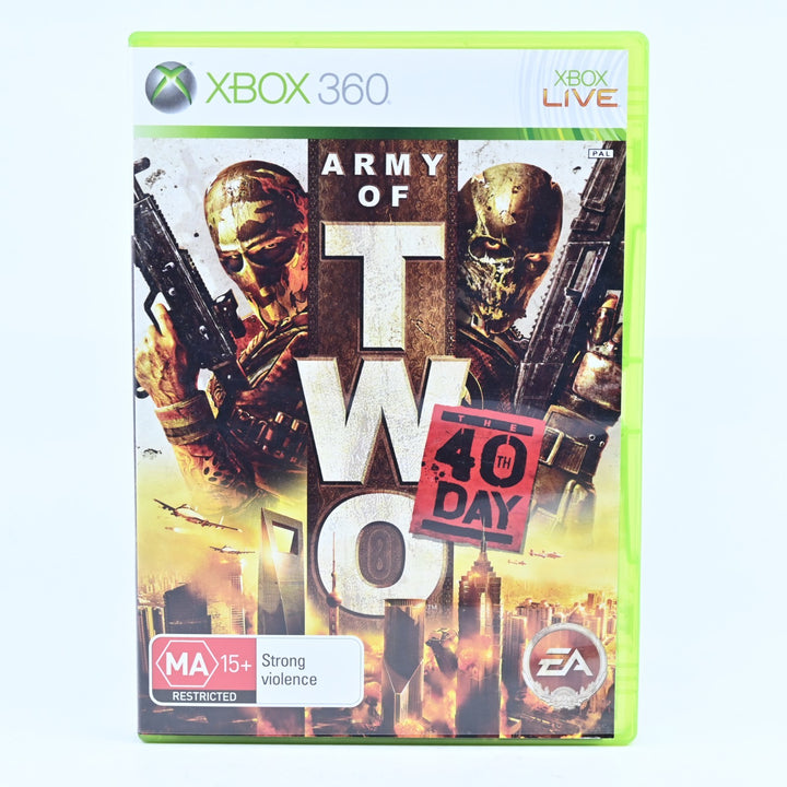 Army of Two: The 40th Day - Xbox 360 Game + Manual - PAL - MINT DISC!