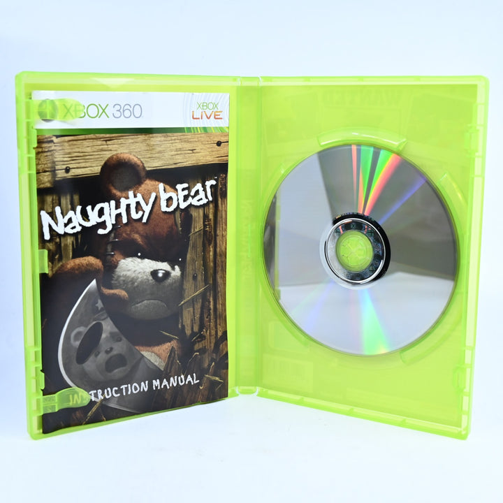 Naughty Bear - Xbox 360 Game + Manual - PAL - MINT DISC!