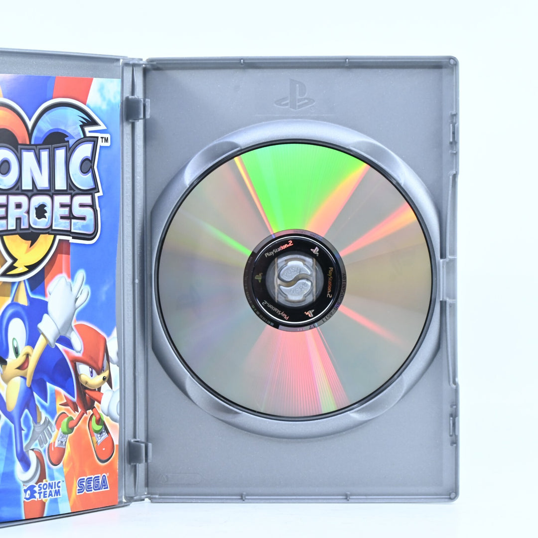 Sonic Heroes - Sony Playstation 2 / PS2 Game + Manual - PAL - MINT DISC!