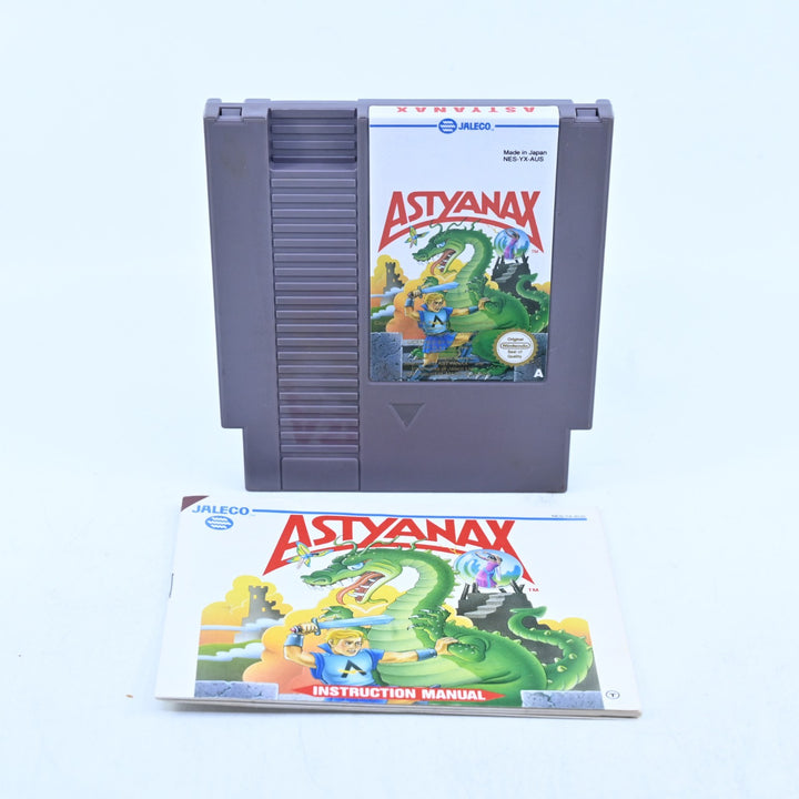 Astyanax - Nintendo Entertainment System / NES Game + Manual  - PAL - FREE POST!