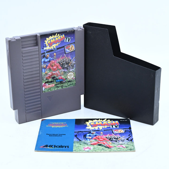 Smash T.V. + Manual - Nintendo Entertainment System / NES Game - PAL