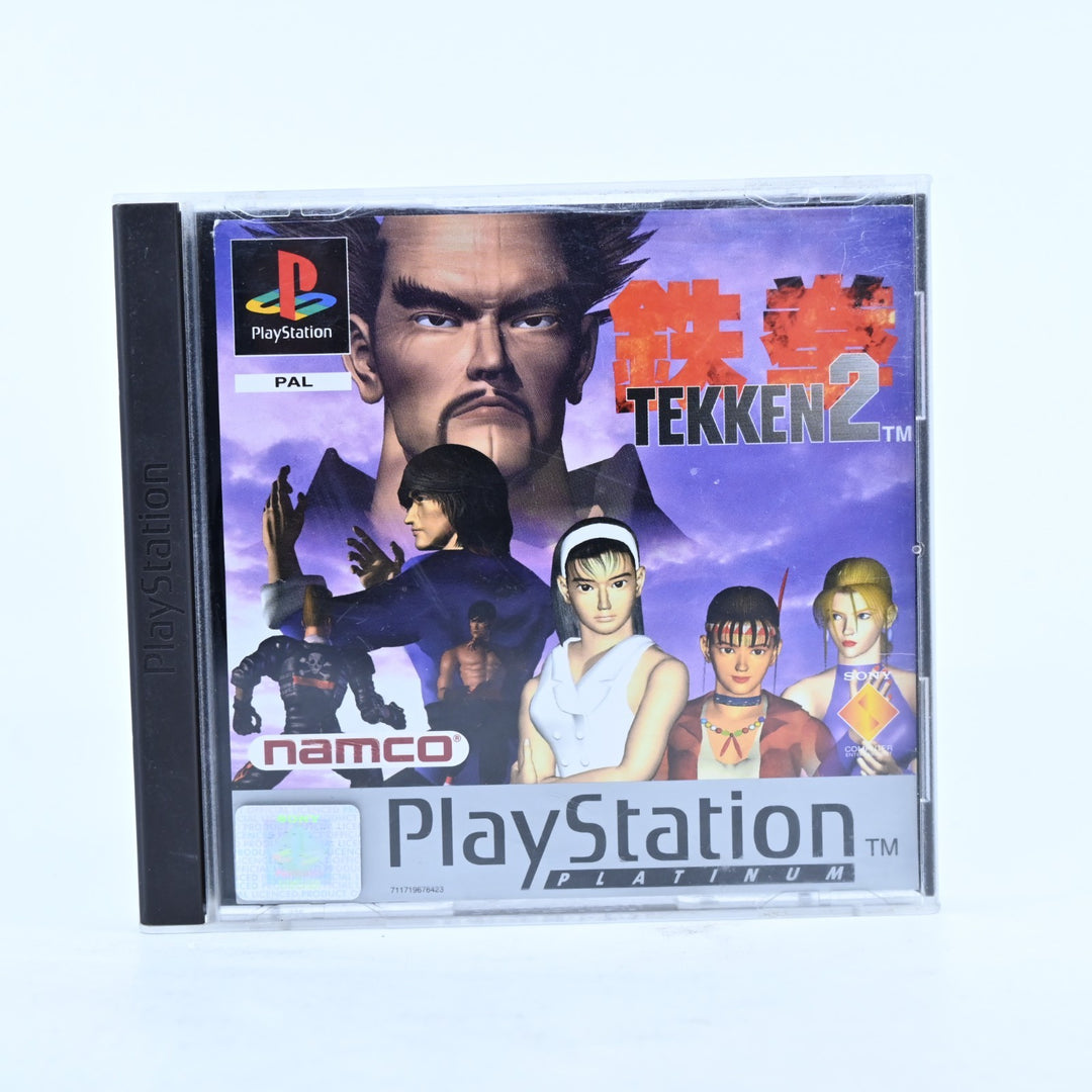 Tekken 2 - Sony Playstation 1 / PS1 Game + Manual - PAL - MINT DISC!