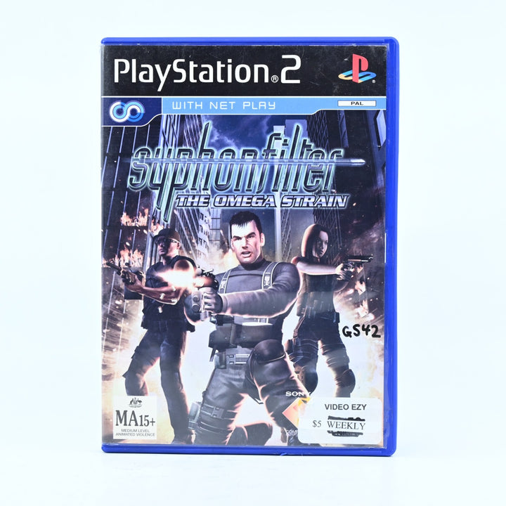 Syphon Filter: The Omega Strain - Sony Playstation 2 / PS2 Game + Manual - PAL