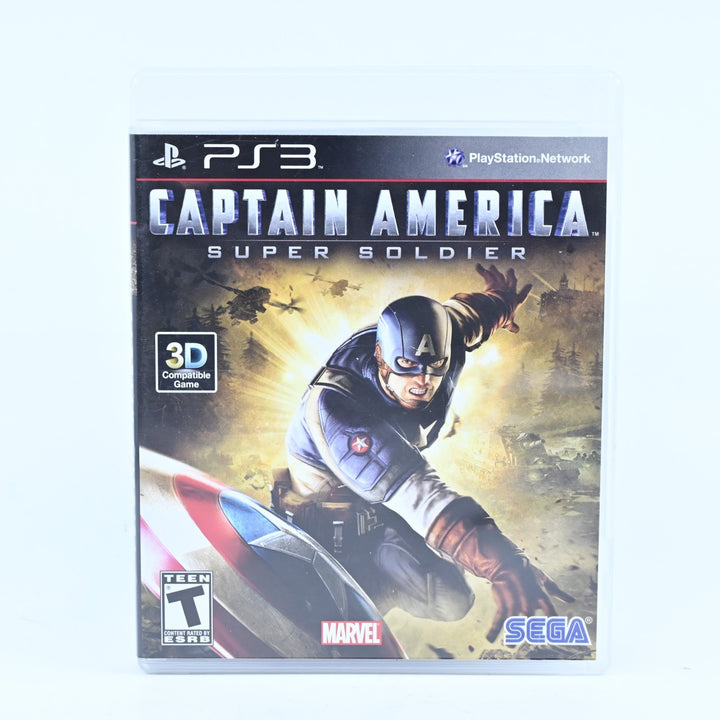 Captain America: Super Soldier - Sony Playstation 3 / PS3 Game + Manual