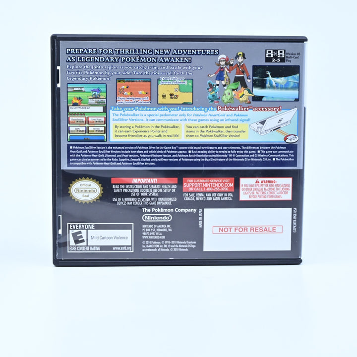 Pokemon SoulSilver - Nintendo DS Game - Region Free + Manual - Soul Silver