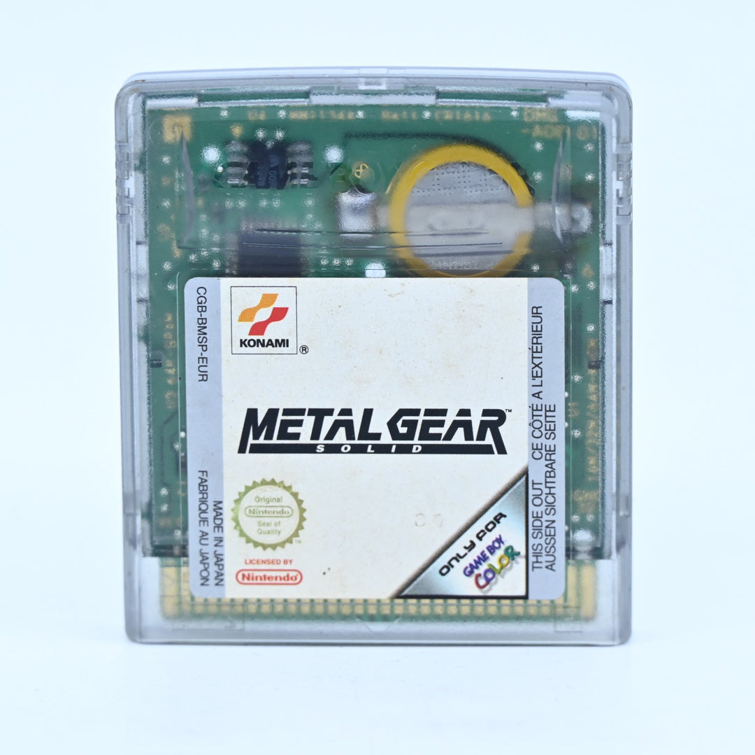 Metal Gear Solid - Nintendo Gameboy Color Game - PAL - NEW BATTERY!