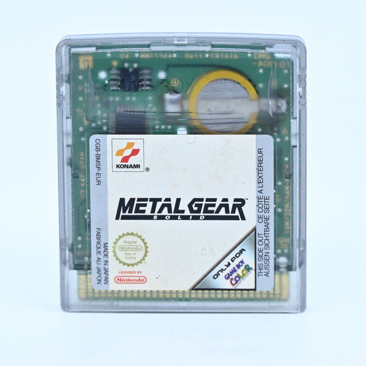 Metal Gear Solid - Nintendo Gameboy Color Game - PAL - NEW BATTERY!