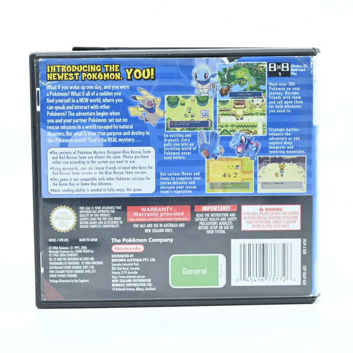 Pokemon Mystery Dungeon: Blue Rescue Team - Nintendo DS Game - PAL - FREE POST!