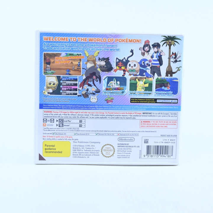 Pokemon Moon - Nintendo 3DS Game - PAL - FREE POST!