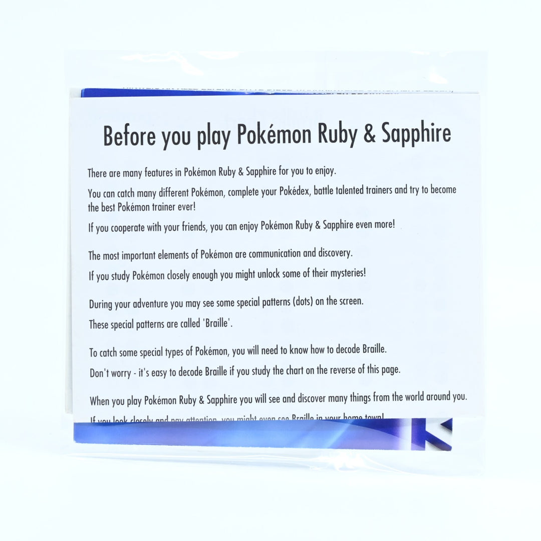 Pokemon Ruby Version - Nintendo Gameboy Advance / GBA Boxed Game - AUS PAL