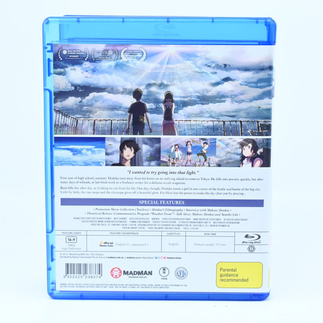 Weathering With You - DVD / Blu-ray - Region B - FREE POST!