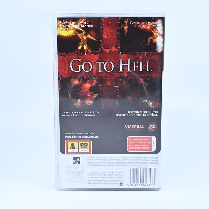 Dante's Inferno - Sony PSP Game + Manual - FREE POST!