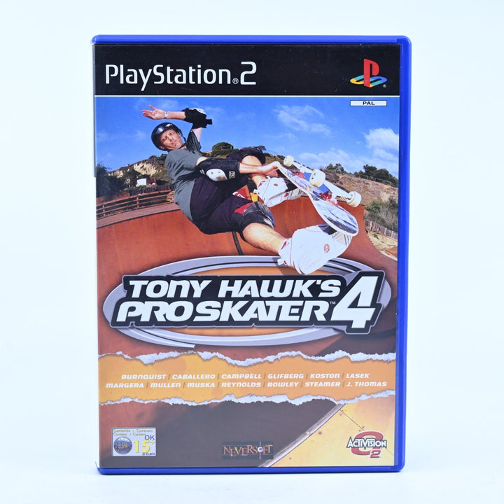 Tony Hawk's Pro Skater 4 - Sony Playstation 2 / PS2 Game + Manual - PAL