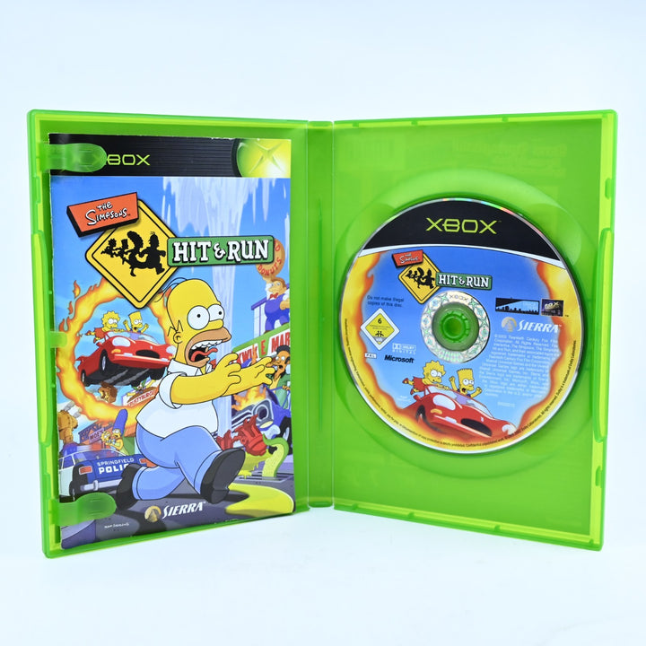 The Simpsons Hit & Run - Original Xbox Game + Manual - PAL - MINT DISC!