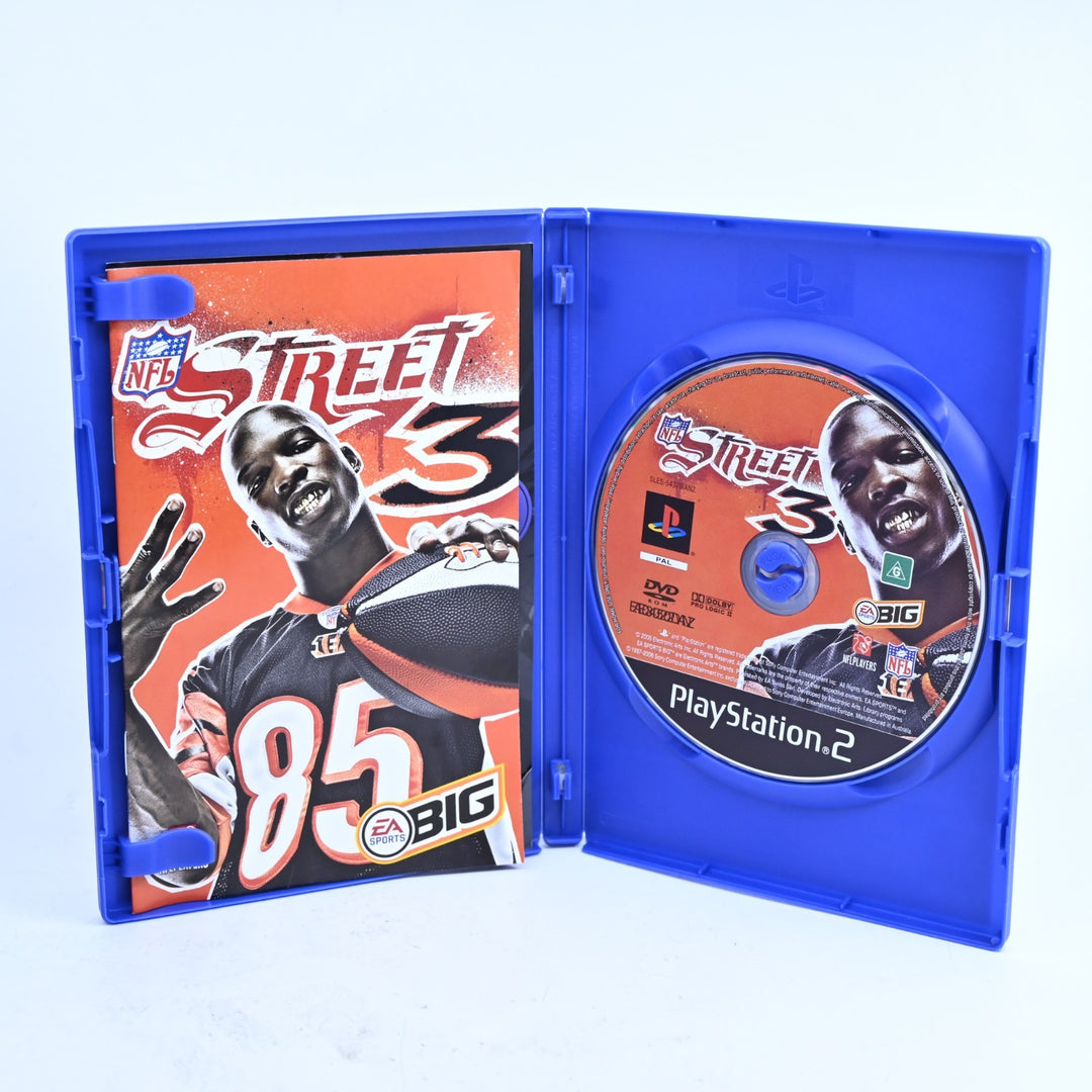 NFL Street 3 - Sony Playstation 2 / PS2 Game + Manual - PAL - MINT DISC!