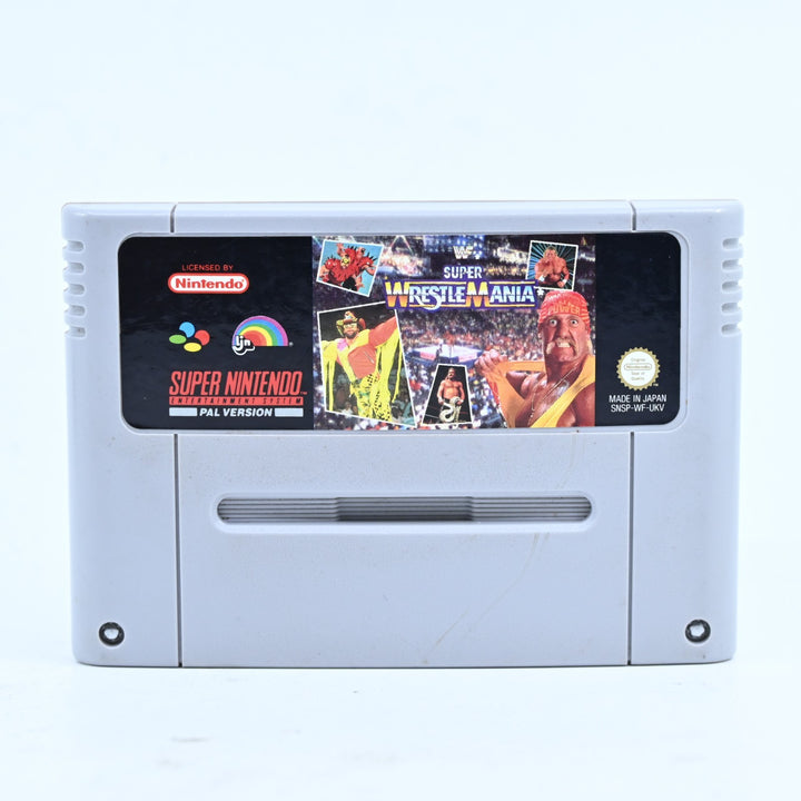 WWF Super Wrestlemania - Super Nintendo / SNES Game - PAL - FREE POST!