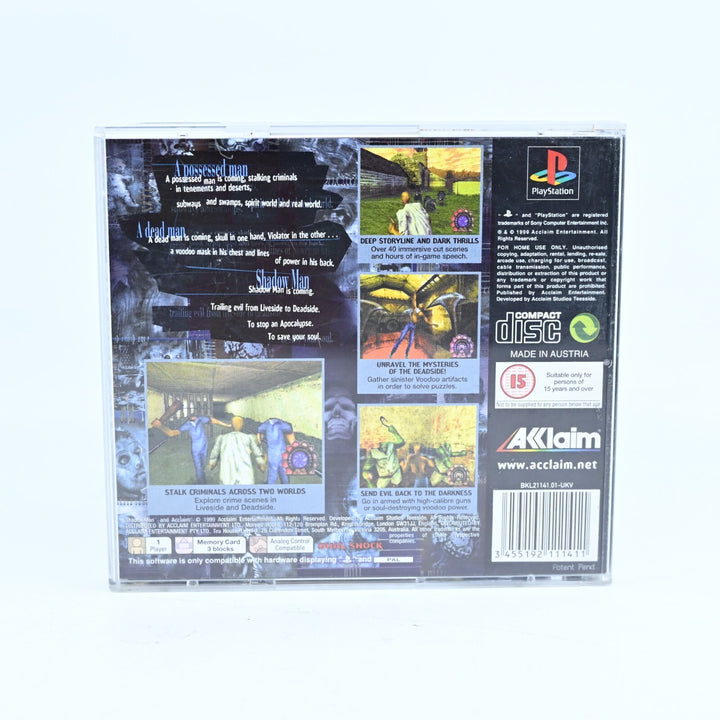 Shadowman - Sony Playstation 1 / PS1 Game + Manual - PAL - MINT DISC!
