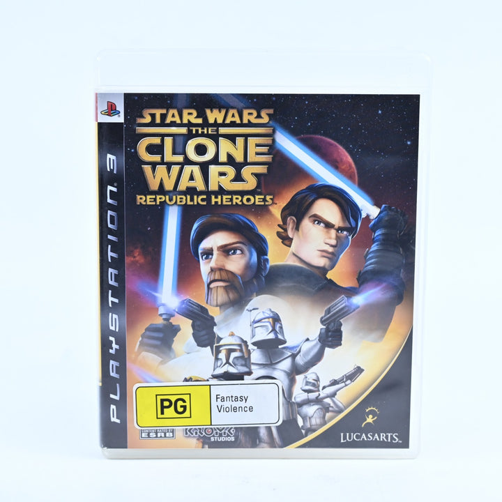 Star Wars: The Clone Wars Republic Heroes - PS3 Game - MINT DISC!