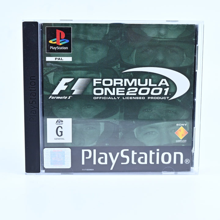 Formula One 2001 - Sony Playstation 1 / PS1 Game + Manual - PAL - MINT DISC!