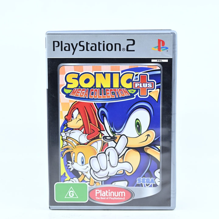 Sonic Mega Collection Plus - Sony Playstation 2 / PS2 Game + Manual - PAL