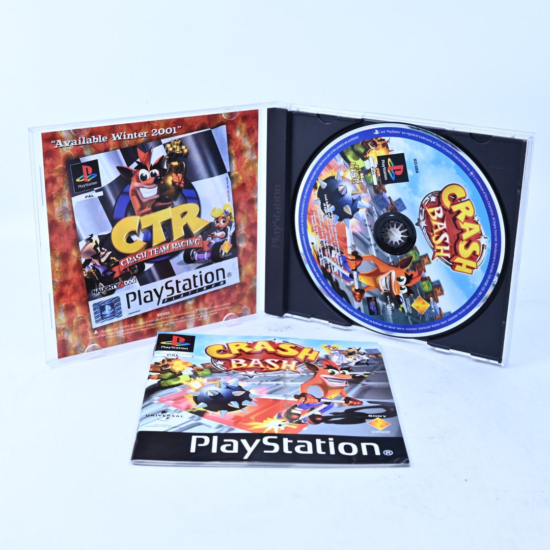 Crash Bash - Sony Playstation 1 / PS1 Game + Manual - PAL - MINT DISC!
