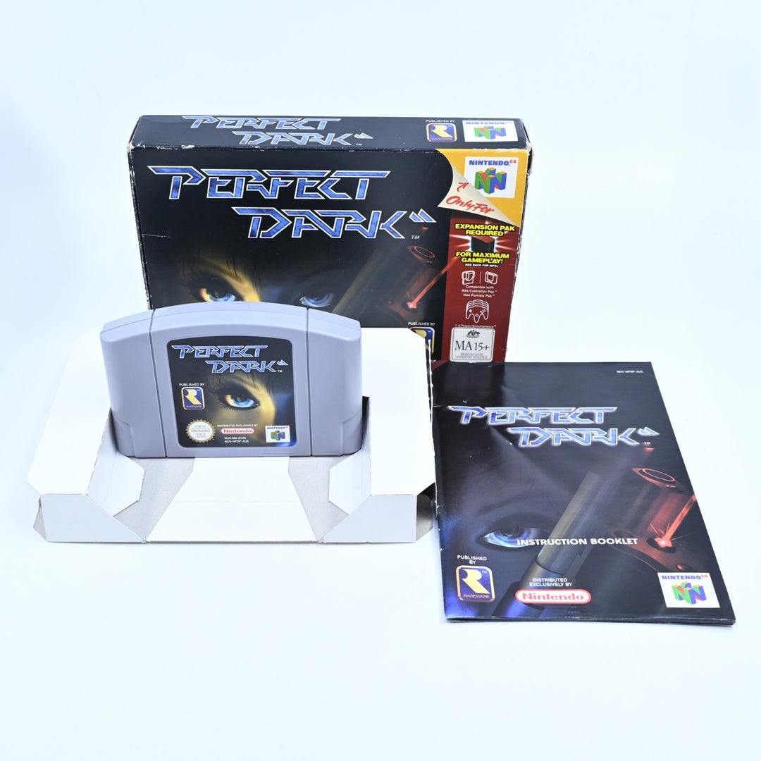 Perfect Dark - N64 / Nintendo 64 Boxed Game - PAL - FREE POST!
