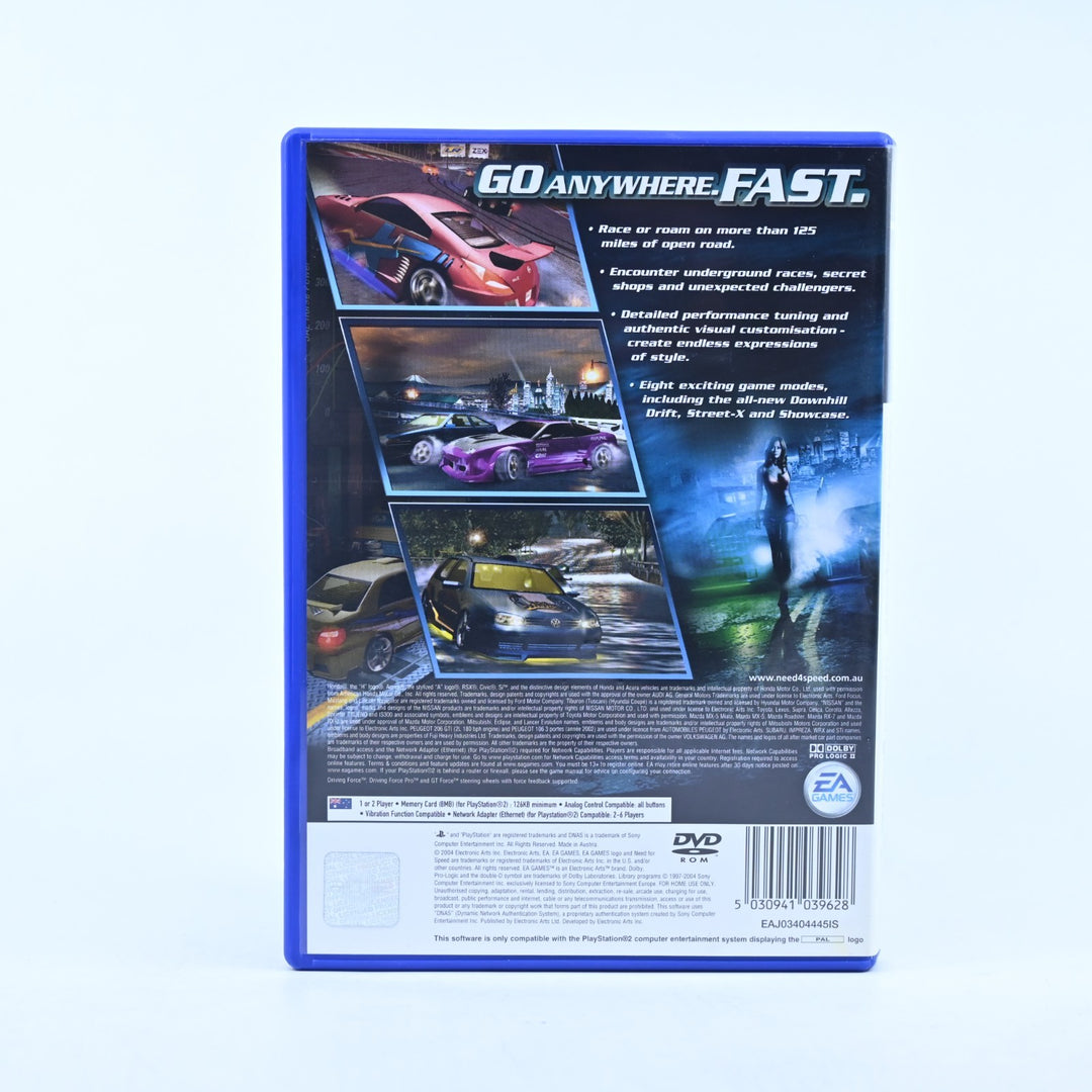 Need for Speed: Underground 2 - Sony Playstation 2 / PS2 Game + Manual - PAL