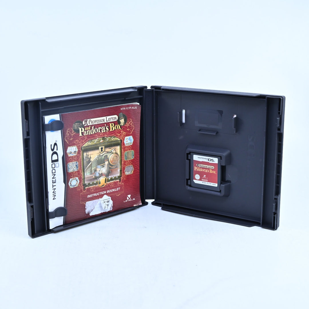 Professor Layton and Pandora's Box - Nintendo DS Game - PAL + Manual