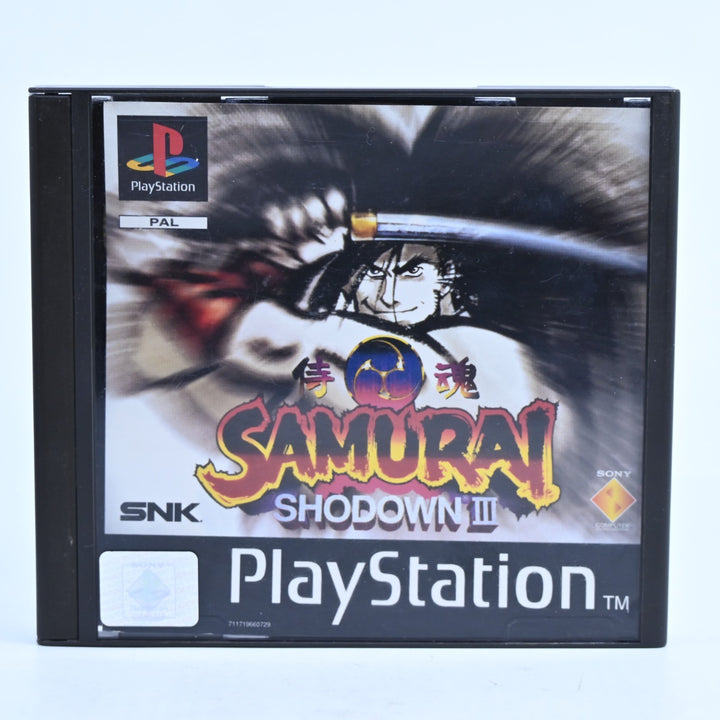 Samurai Shodown III - Sony Playstation 1 / PS1 Game + No Manual - PAL  MINT DISC