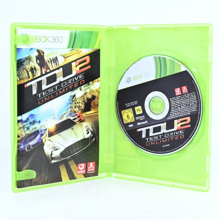 Test Drive Unlimited 2 - Xbox 360 Game + Manual - PAL - MINT DISC!