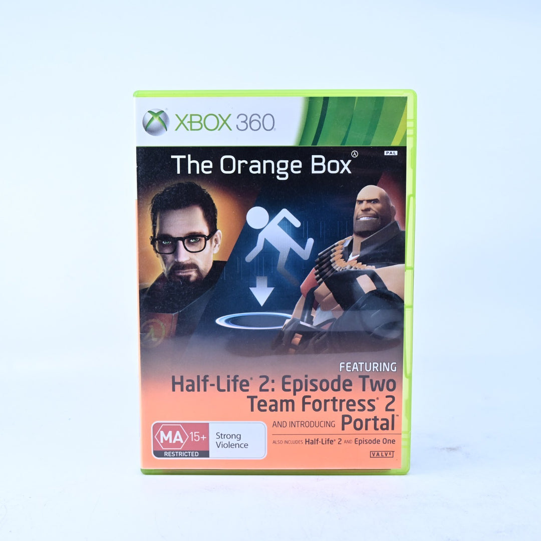 The Orange Box - Xbox 360 Game + Manual - PAL - MINT DISC!