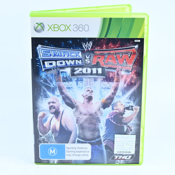 WWE SmackDown! vs. Raw 2011 - Xbox 360 Game + Manual - PAL - MINT DISC!