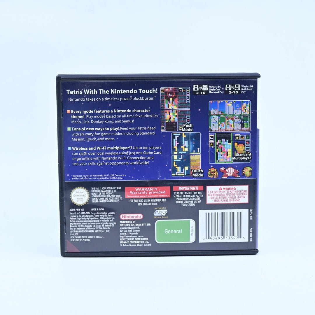 Tetris DS - Nintendo DS Game - PAL + Manual - FREE POST!