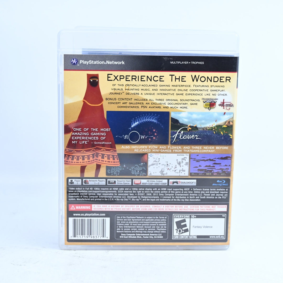 Journey: Collector's Edition - Sony Playstation 3 / PS3 Game + Manual