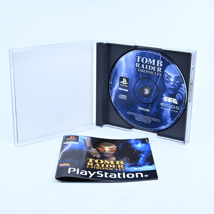 Tomb Raider: Chronicles - Sony Playstation 1 / PS1 Game + Manual - PAL MINT DISC