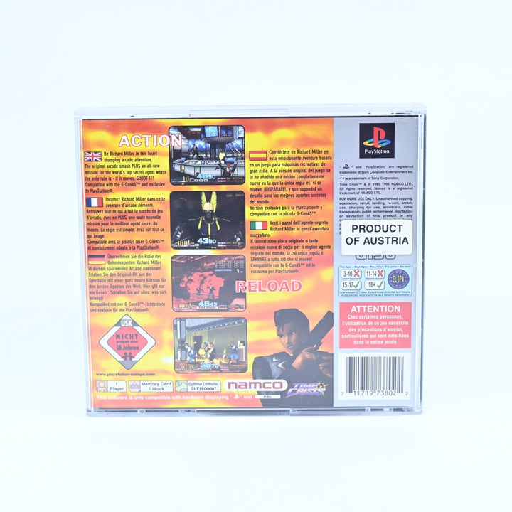 Time Crisis - Sony Playstation 1 / PS1 Game + Manual - PAL - MINT DISC!