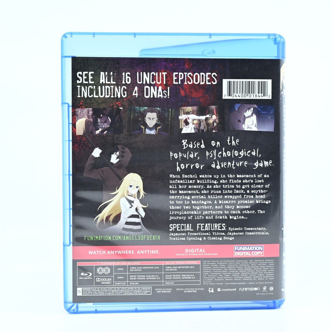 Angels of Death - Complete Series - Region A & B - Blu-ray - MINT DISC! Anime