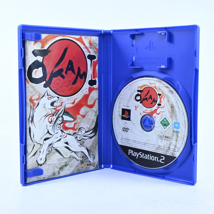 Okami - Sony Playstation 2 / PS2 Game + Manual - PAL - MINT DISC!