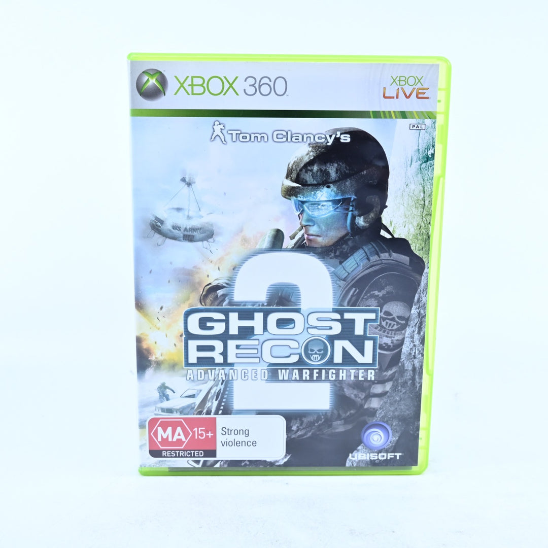 Tom Clancy's Ghost Recon: Advanced Warfighter 2 - Xbox 360 Game + Manual - PAL